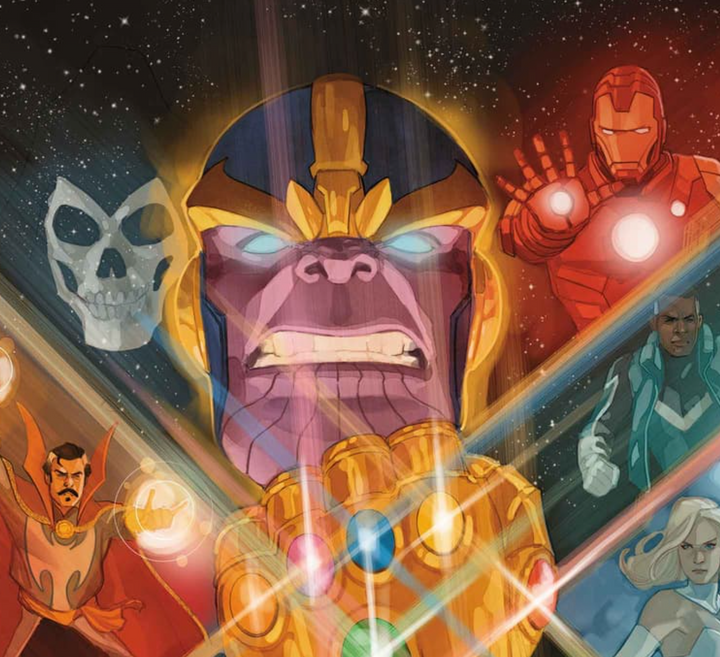 Thanos takes on Illuminati in new series